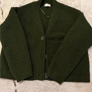 Universal Thread Forest Green Knit Cardigan